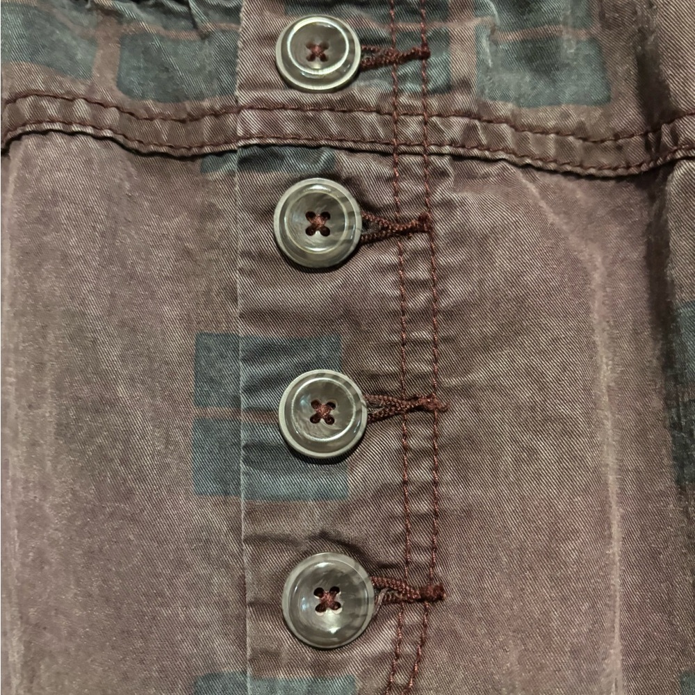 Anthropologie Plaid Jogger Pants | Utility Style | Size Medium - Picture 6 of 7
